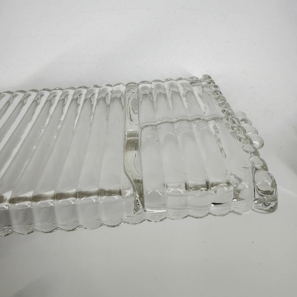 federal glass Other - Ribbed Snack Set